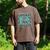 Cheer Dad Daddy Bow Sport Cheerleader Cheerleading Teal Blue Men's Comfort Colors T-Shirt Espresso