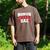 Cheer Stepdad Bonus Cheer Dad Red Men's Comfort Colors T-Shirt Espresso