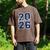 Class Of 2026 Graduation Varsity Navy Blue Letters Premium Tri-Blend Men's Comfort Colors T-Shirt Espresso