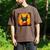 Colorful Sketch Oil Painting Of A Bat Reading Book Men's Comfort Colors T-Shirt Espresso