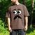 Creepy Face Carrot Halloween Book Character Costume Men's Comfort Colors T-Shirt Espresso