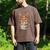 Cute Baby Highland Cow Reading Book Librarian Bookworm Men's Comfort Colors T-Shirt Espresso