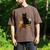 Cute Cat Book Flowers Men's Comfort Colors T-Shirt Espresso
