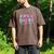 Cute Daddy Saurus Dad Dinosaur Birthday Boy Girl Family Men's Comfort Colors T-Shirt Espresso