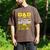 Dad Of The Birthday Boy Construction Truck Men's Comfort Colors T-Shirt Espresso