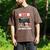 Dad Birthday Crew Movie Night Theme Matching Party Men's Comfort Colors T-Shirt Espresso