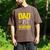 Dad Of A Childhood Cancer Warrior Childhood Cancer Awareness Men's Comfort Colors T-Shirt Espresso