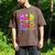 Dad Little Monster Kids 1st Birthday Party Family Monster Small Men's Comfort Colors T-Shirt Espresso