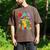 Dad Of The Three Rex 3Rd Birthday Boy Dinosaur T-Rex Men's Comfort Colors T-Shirt Espresso