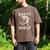 Daddy Wolf Wolves Dad Moon Fathers Day Men's Comfort Colors T-Shirt Espresso