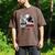 Daddysaurus T-Rex Dad Dinosaur Daddy Saurus Fathers Day Men's Comfort Colors T-Shirt Espresso