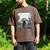 Dog Mom Dad Alien Selfie Weimaraner UFO For Men Women Men's Comfort Colors T-Shirt Espresso