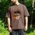 Fall Book Teacher Cat Books Halloween Autumn Librarian Men's Comfort Colors T-Shirt Espresso