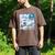 Frutiger Aero Aesthetic Tech Great Wave Of Kanagawa Fishes Men's Comfort Colors T-Shirt Espresso