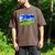 Frutiger Aero Dolphin Meadow Aesthetic Y2k 2000s Ironic Men's Comfort Colors T-Shirt Espresso