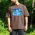 Frutiger Aero Dolphin Sunset Ocean With Palm Trees Y2k Premium Men's Comfort Colors T-Shirt Espresso Frutiger Aero Dolphin Sunset Ocean With Palm Trees Y2k Premium Men's Comfort Colors T-Shirt Espresso