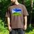 Frutiger Aero Meadow Aesthetic Y2k 2000s Ironic Nostalgic Men's Comfort Colors T-Shirt Espresso