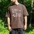 Ice Fishing Art For Men Dad Father Ice Fishing Lover Men's Comfort Colors T-Shirt Espresso