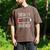 Introvert Socially Drained Battery Men's Comfort Colors T-Shirt Espresso