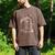 In Loving Memory Of When I Cared Skeleton Angel Tombstone Men's Comfort Colors T-Shirt Espresso