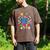 Mom And Dad Mom Of The Birthday Boy Dog Paw Family Matching Men's Comfort Colors T-Shirt Espresso
