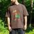 Monkey With a Book Men's Comfort Colors T-Shirt Espresso