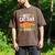 Orange Cat Best Cat Dad Ever Orange Tabby Cat Men's Comfort Colors T-Shirt Espresso