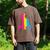 Pansexual Pride Celestial Cat Sitting Book LGBTQ Pan Colors Men Women Men's Comfort Colors T-Shirt Espresso