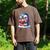 Penguin Reading a Book Animal Men's Comfort Colors T-Shirt Espresso