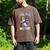 Preschool Graduate Shirt ABC 123 Mic Drop Llama Graduation Men's Comfort Colors T-Shirt Espresso