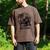 Raccoon Reading Books Summer Humor Trash Reader Men's Comfort Colors T-Shirt Espresso