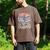 Rather Be Reading Book Lover Stack Men's Comfort Colors T-Shirt Espresso