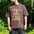 Read Books Be Kind Stay Weird Skeleton Reading Coffee Goth Men's Comfort Colors T-Shirt Espresso