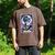 The Reader Tarot Card Reading Skeleton Skull Book Lover Men's Comfort Colors T-Shirt Espresso