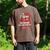 Ribbon Blood Cancer Angel Memory Support Dad Mom Red Men's Comfort Colors T-Shirt Espresso