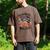 Salem WItch Book Club Halloween Raccoon Witch Reading Book Men's Comfort Colors T-Shirt Espresso