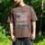 Semi Truck Driver Trucker Daddy Husband US American Flag Men's Comfort Colors T-Shirt Espresso