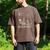 Skeleton Read In Peace Halloween Book Graphic Bookish Men's Comfort Colors T-Shirt Espresso