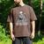 Skeleton Reading Book Anxious Stressed True Crime Obsessed Men's Comfort Colors T-Shirt Espresso