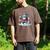 Snowman Reading Books Lovers Librarian Bookworm Christmas Men's Comfort Colors T-Shirt Espresso