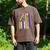 T21 Dad American Flag Down Syndrome Awareness Men's Comfort Colors T-Shirt Espresso