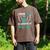 Teal In Memory Of My Aunt Ovary Ovarian Cancer Teal Ribbon Men's Comfort Colors T-Shirt Espresso