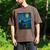 Van Gogh Starry Night Fantasy Reader Dragon Reading Book Men's Comfort Colors T-Shirt Espresso