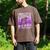 I Wear Purple In Memory Of My Dad Alzheimer's Awareness Day Men's Comfort Colors T-Shirt Espresso
