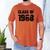 Class Of 1968 High School College Graduation Reunion Men's Comfort Colors T-Shirt Yam