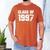 Class Of 1997 High School College Graduation Reunion T-Shirt Men's Comfort Colors T-Shirt Yam