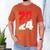 Class Of 2024 High School Senior Graduation Red Sports Style Men's Comfort Colors T-Shirt Yam