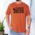Class Of 2035 First Day Of School Graduation Men's Comfort Colors T-Shirt Yam