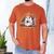Cute Ghost Drinking Coffee Halloween Reading Book Retro Men's Comfort Colors T-Shirt Yam
