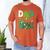 Dad Of The Three Rex Birthday Dinosaur Family Matching Men's Comfort Colors T-Shirt Yam